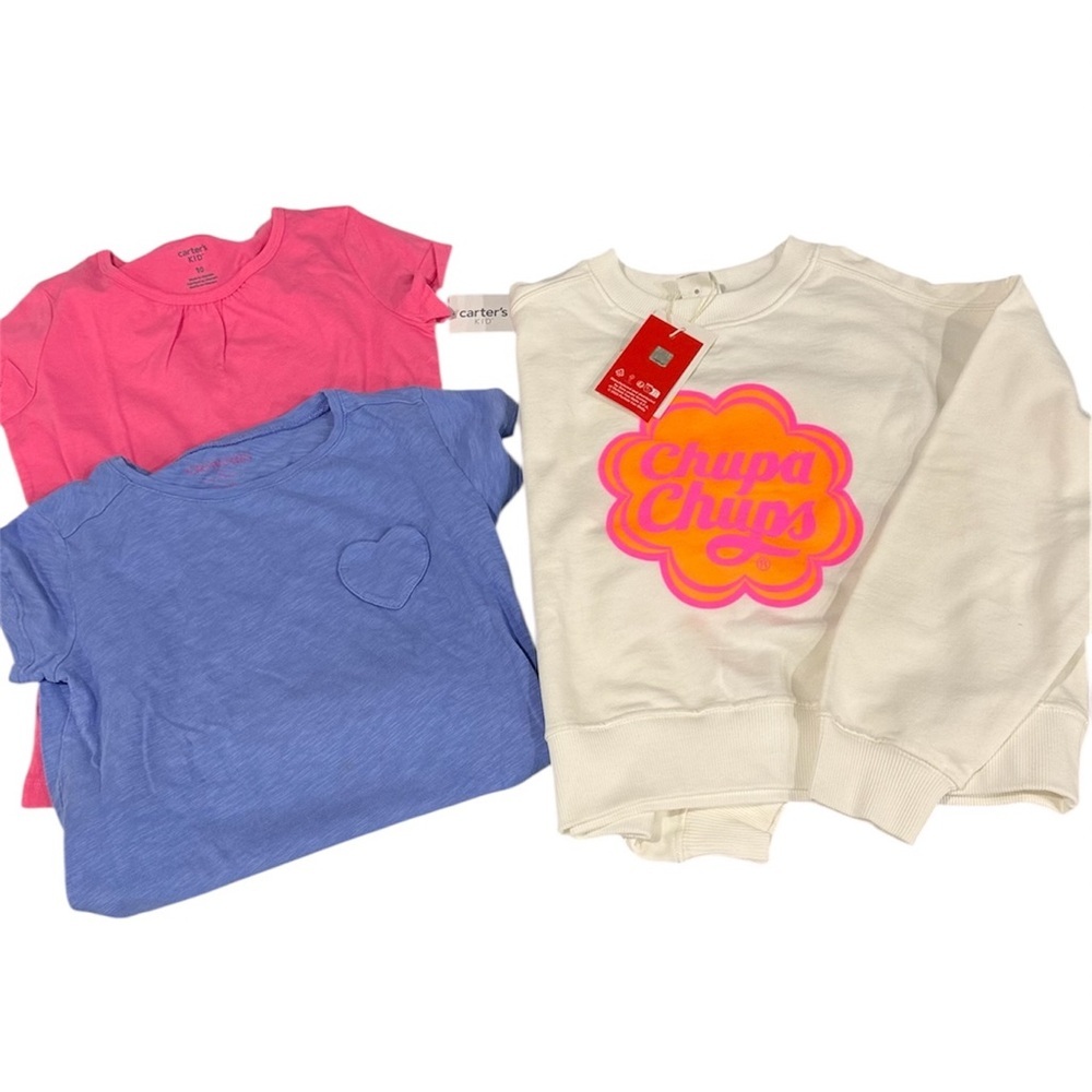 Crewcuts Chupa Chups girls NWT Sweatshirt 11-12 and T-Shirts size 10